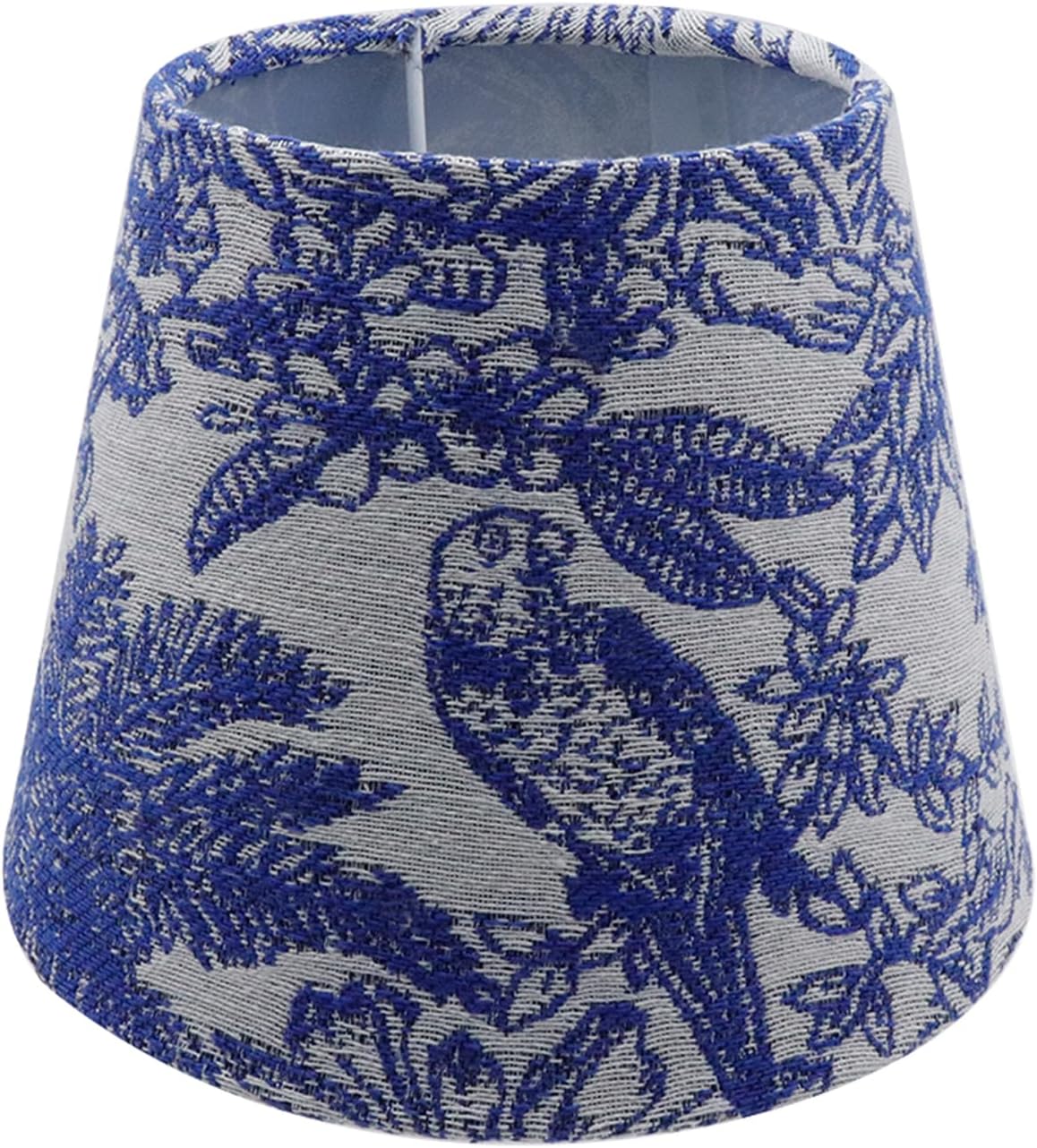 T Tulead Drum Lamp Shade Decor Lampshade Blue Embroidered Lamp Shade for E27/E14