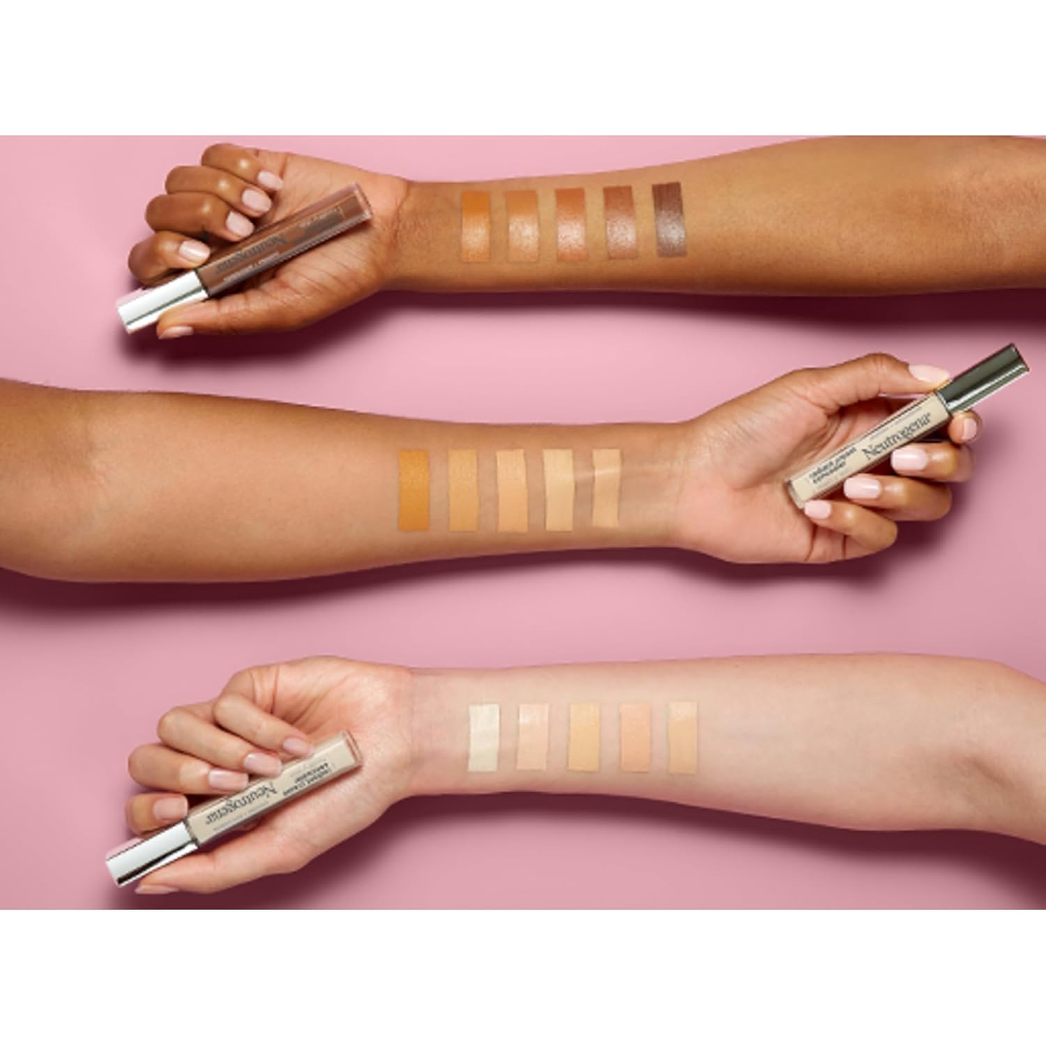 Neutrogena Healthy Skin Radiant Brightening Cream Concealer with Peptides & Vitamin E Antioxidant,Lightweight Perfecting Concealer,Non-Comedogenic,Bisque Light/Medium 02 neutral undertones,0.24 oz - Image 3