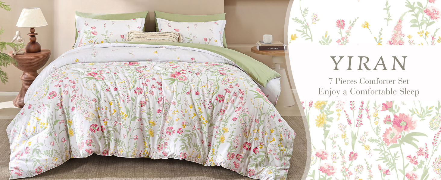 Floral Comforter Set