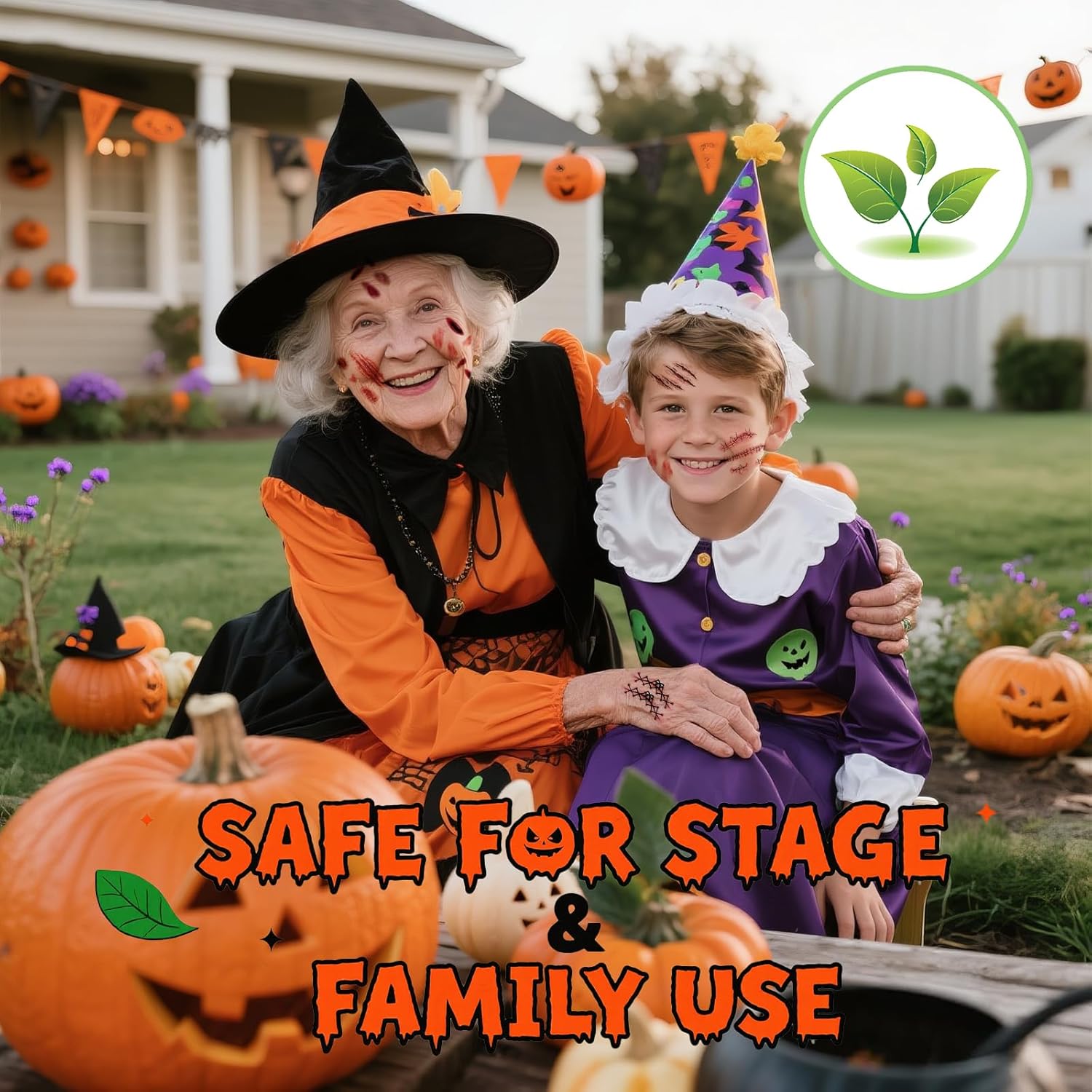 Zerobe Professional Zombie Film SFX Makeup Kit - Large 3D Fake Scars Blood Tattoo Stickers for Movie-Quality Undead Effects | Waterproof, Realistic Wounds for Cosplay, Halloween (Large 121 Pcs) - Image 3