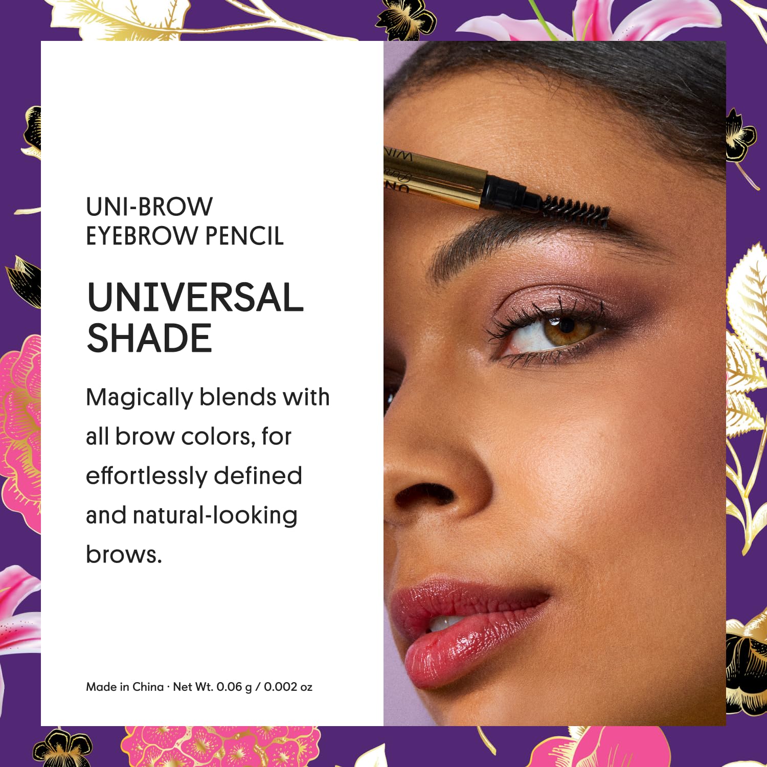 Winky Lux Uni-Brow Eyebrow Pencil, Dual-Ended with Spoolie, Waterproof Brow Definer with Ultra-Fine Tip, Universal Shade for Natural Looking Brows (Brown, Blonde, Taupe) - Image 2