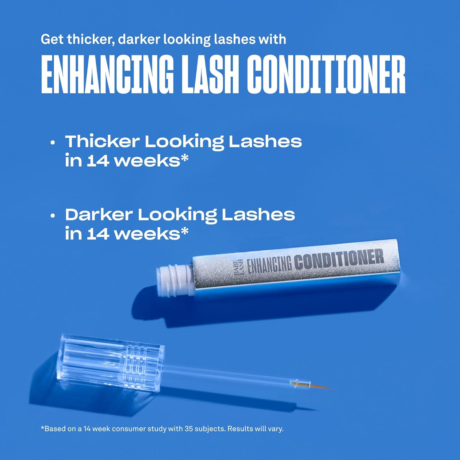 Babe Original Babe Lash Enhancing Conditioner - Conditioning Serum for Eyelashes, with Peptides and Biotin, Promotes Fuller & Thicker Looking Lashes, Companion to Essential Lash Serum - Image 4