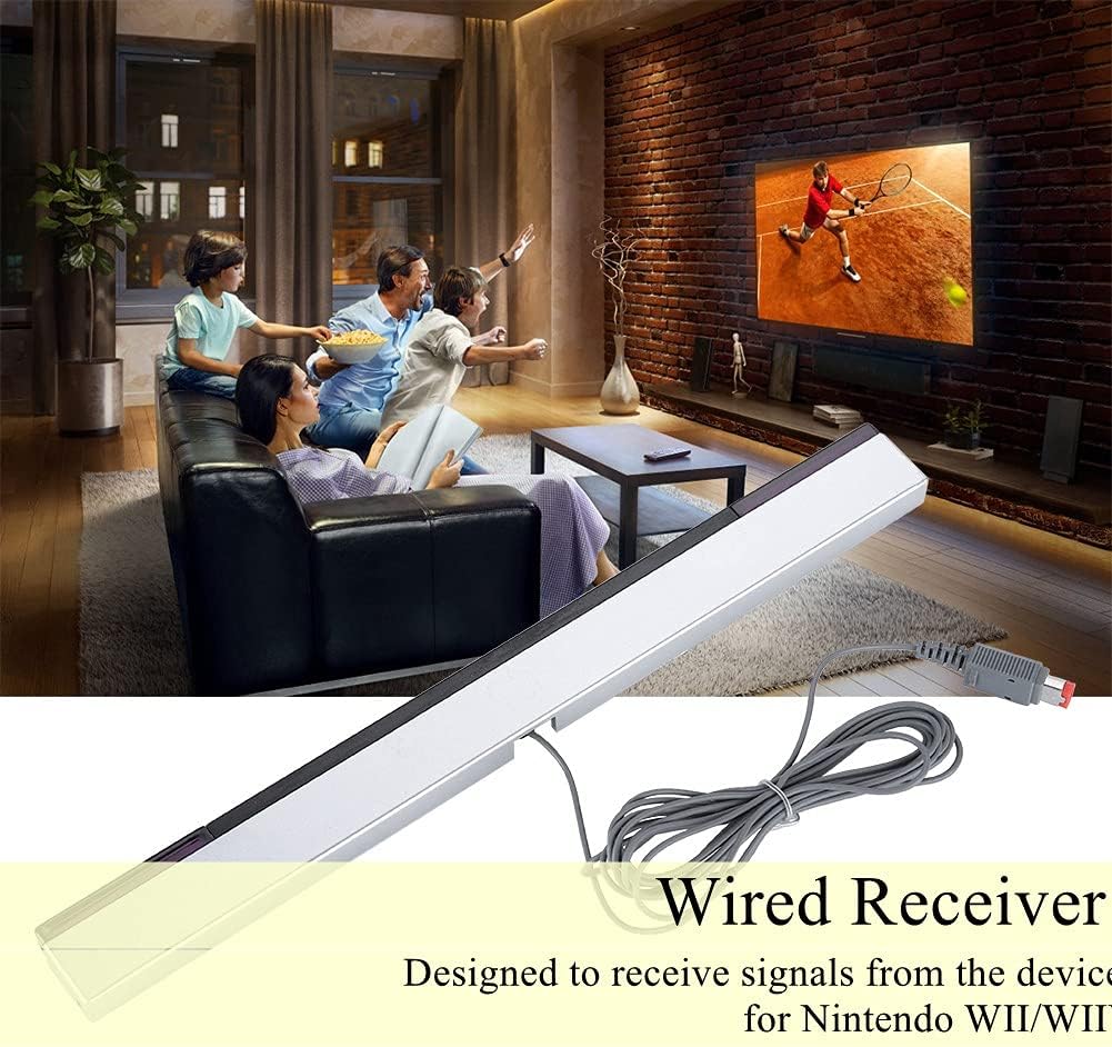 Wii Sensor Bar Original Wii Sensor,IR Signal Ray Sensor Bar Wired Receiver with a Stand,for Nintendo WII/WIIU - Image 4