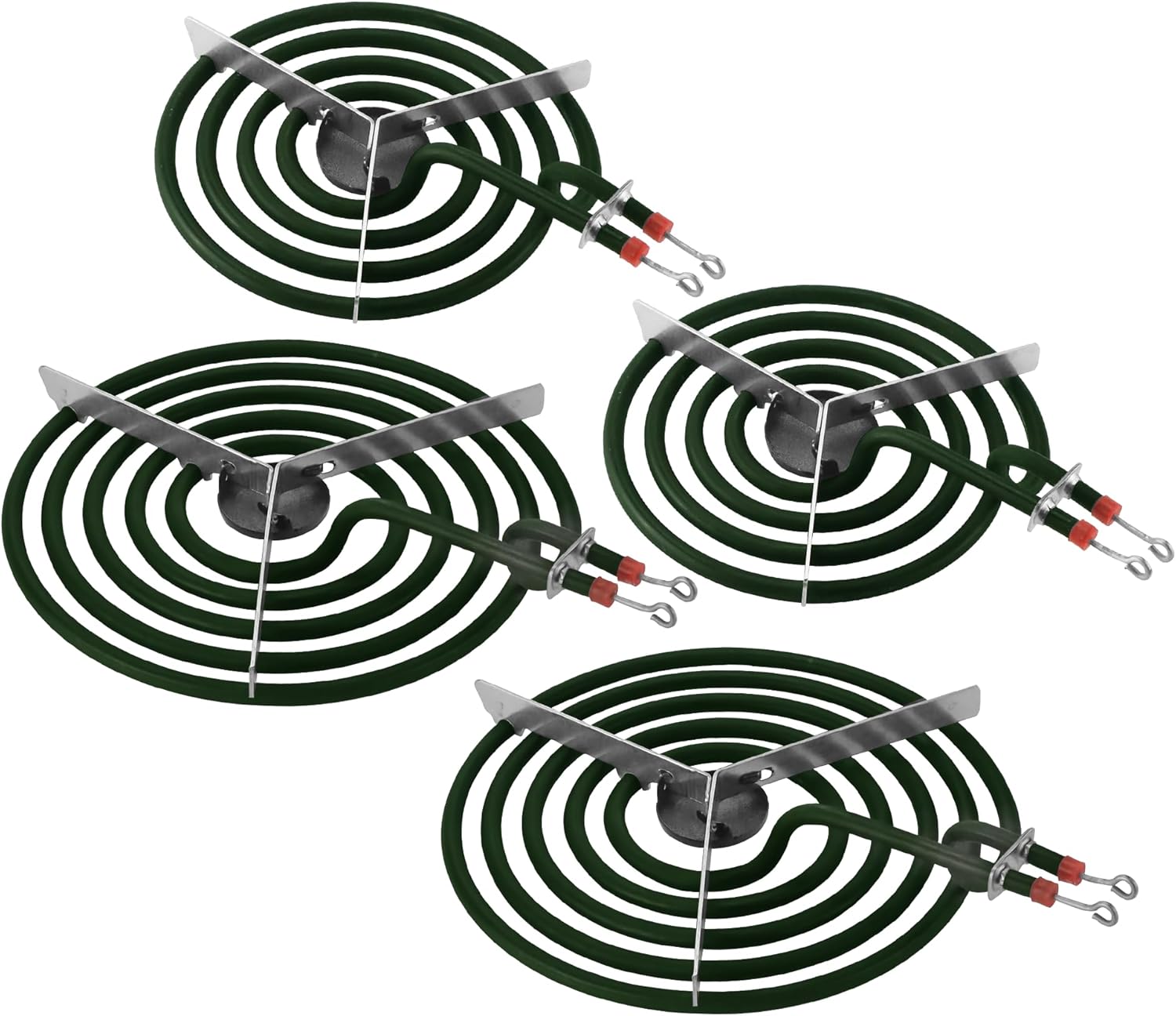 Stove Element Replacement for Aman.a Whirlpool Ke.nmore Electric Range Burner-MP22YA Electric Range Burner Element Set Includes 2Pcs 8-Inch MP21YA & 2Pc6-Inch MP15YA