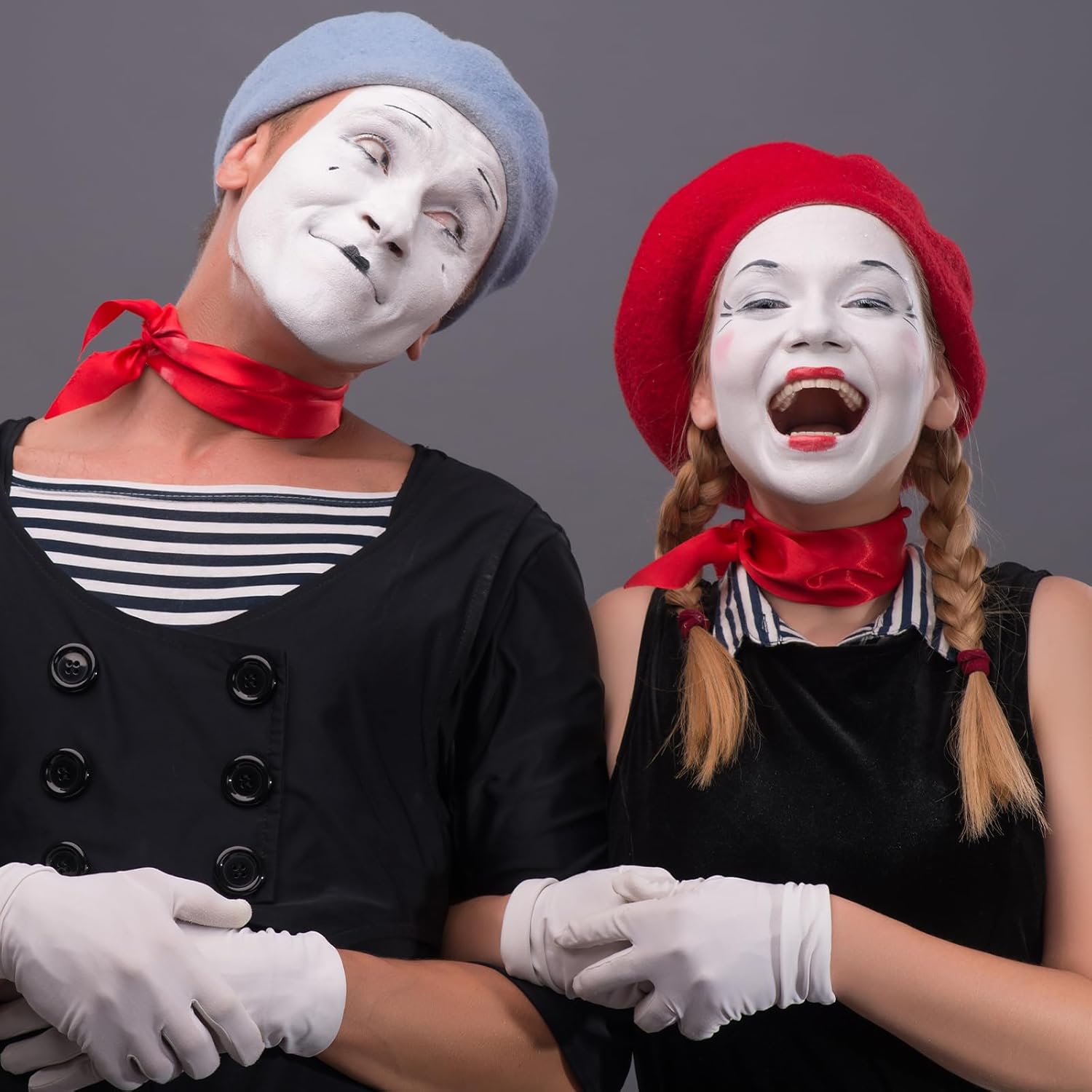 White Face Body Paint Stick, Eye Black Stick for Sports, Waterproof Full-Coverage White Foundation Face Makeup for Halloween Zombie Clown Vampire Skeleton Skull Joker Goth Cosplay Makeup - Image 4