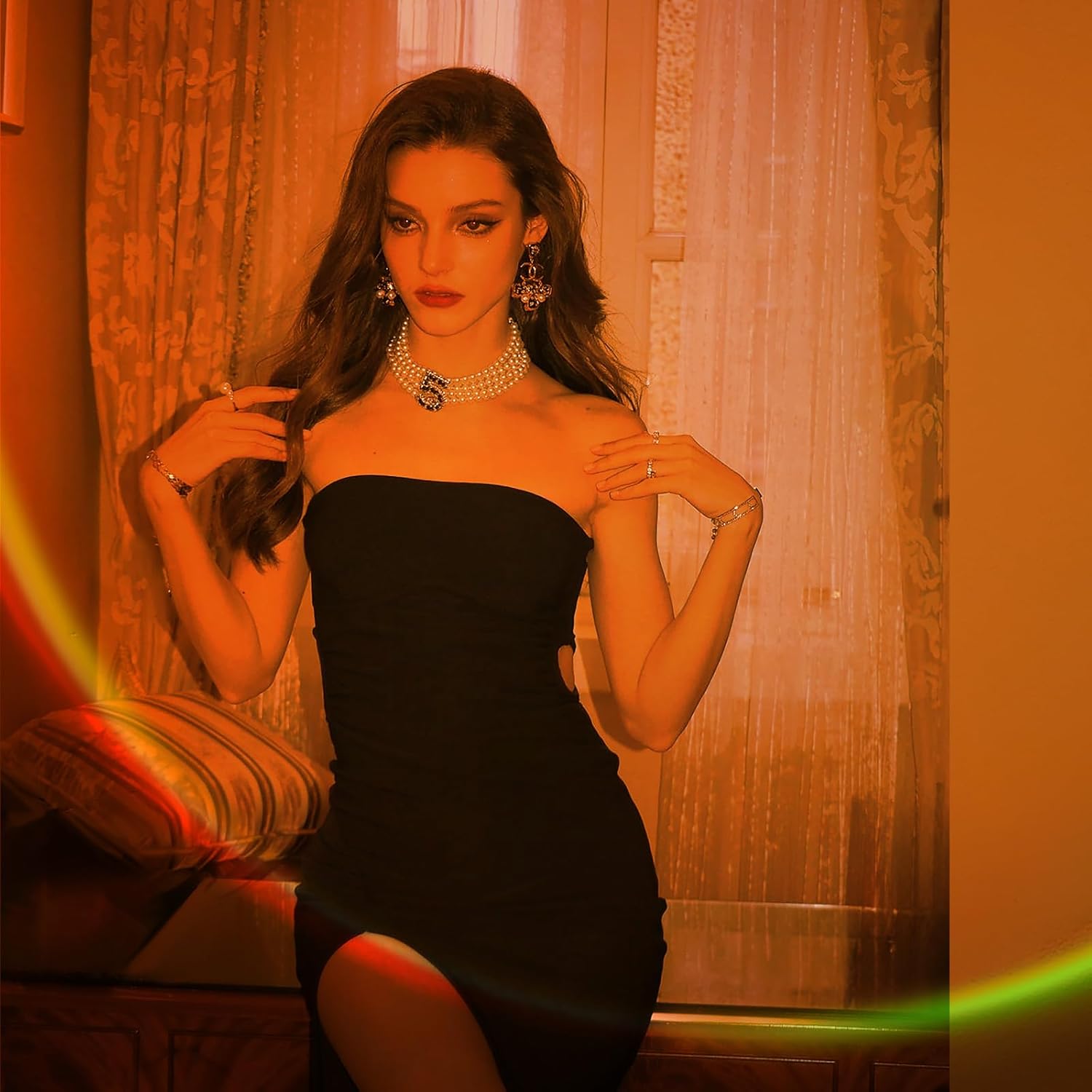 Sunset Lamp Projector with APP and Button Control, Multicolor Changing Projection Light Sunlight Lamp for Bedroom, Photography, Party, Tiktok Live, Room Decor - Image 5