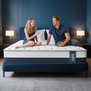 Full Mattress 10 Inch, Medium Firm Hybrid Full Size Mattress in a Box with Pocketed Spring Memory Foam Bed Mattresses for Pressure Relief Motion Isolation All Sleep Positions, CertiPUR-US Certified