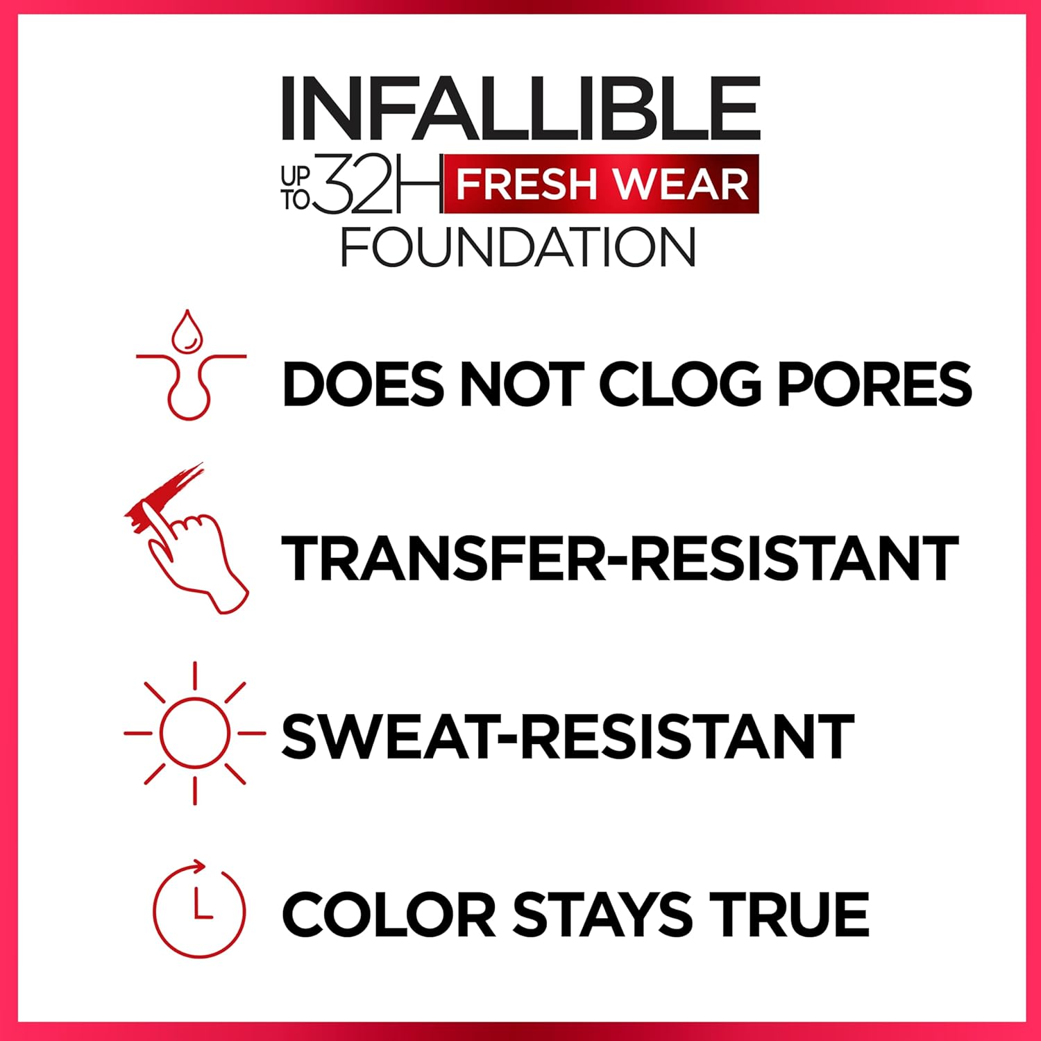 L'Oreal Paris Makeup Infallible Up to 32 Hour Fresh Wear Lightweight Foundation, 420 True Beige, 1 Fl Oz, Packaging May Vary - Image 6