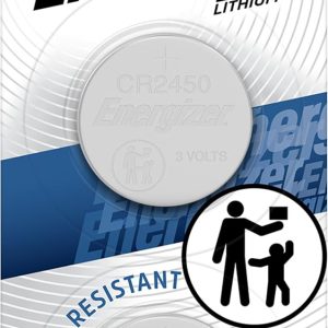 Energizer 2450 Lithium Coin Battery, 2 Pack