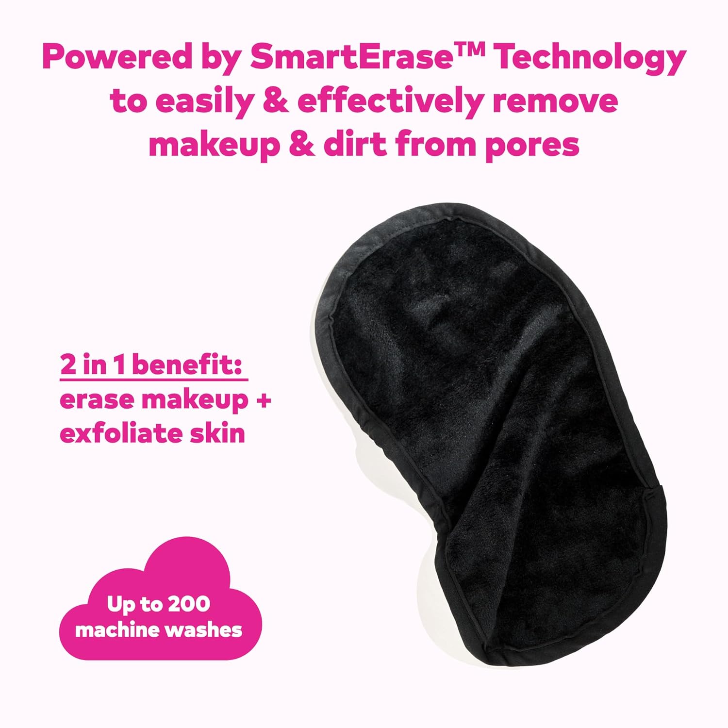 The Original MakeUp Eraser PRO, Effortlessly Remove All Makeup Using Only Water, Including Waterproof Mascara, Eyeliner, Foundation, Lipstick, Sunscreen - Image 4