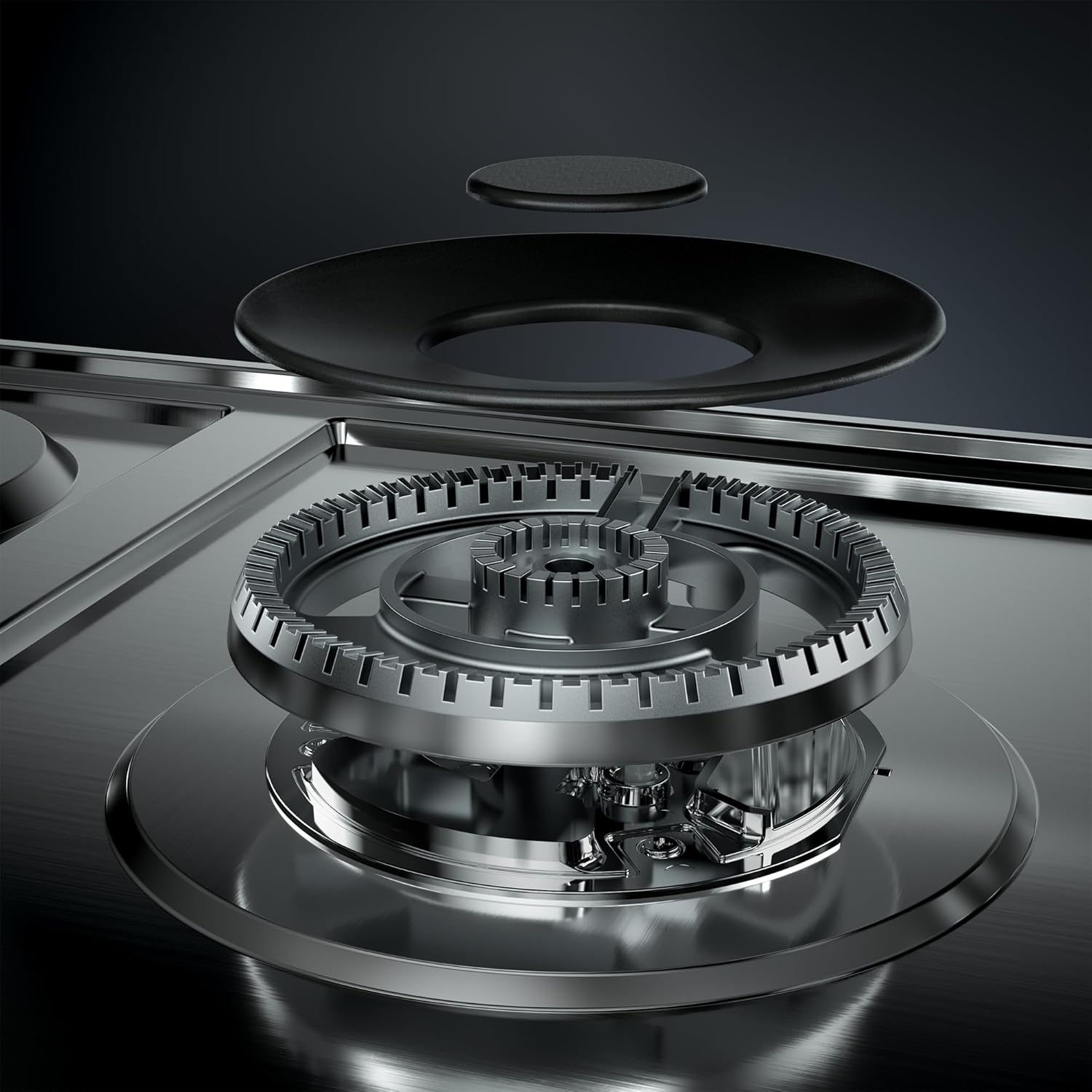 Empava 30-Inch Gas Stove Cooktop with 5 Italy SABAF Sealed Burner NG/LPG Convertible in Stainless Steel, GC37 - Image 5