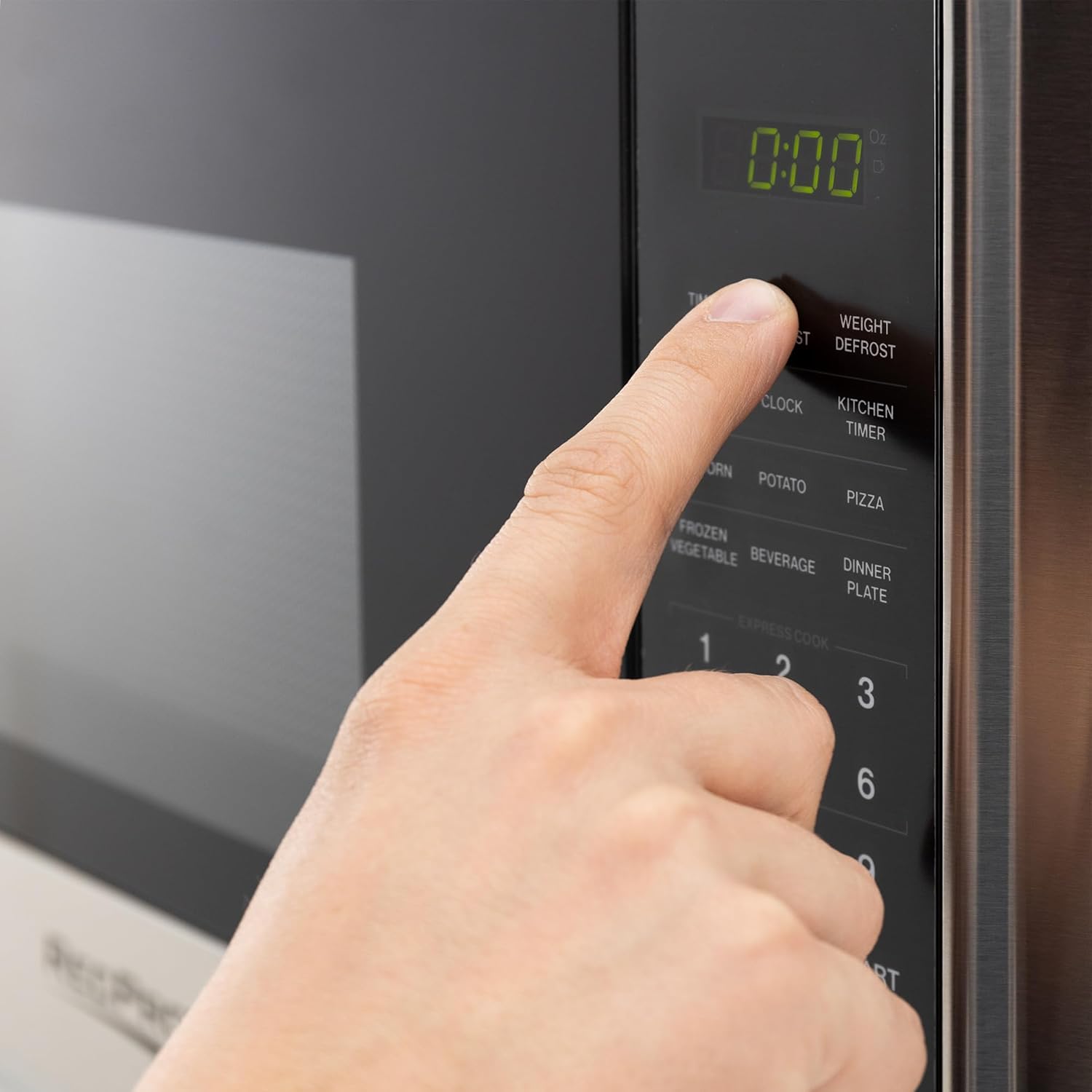 RecPro RV Microwave with Trim Kit | 1.0 Cu. Ft. | 900W | Direct Replacement for Greystone and High Pointe (Stainless Steel) - Image 7