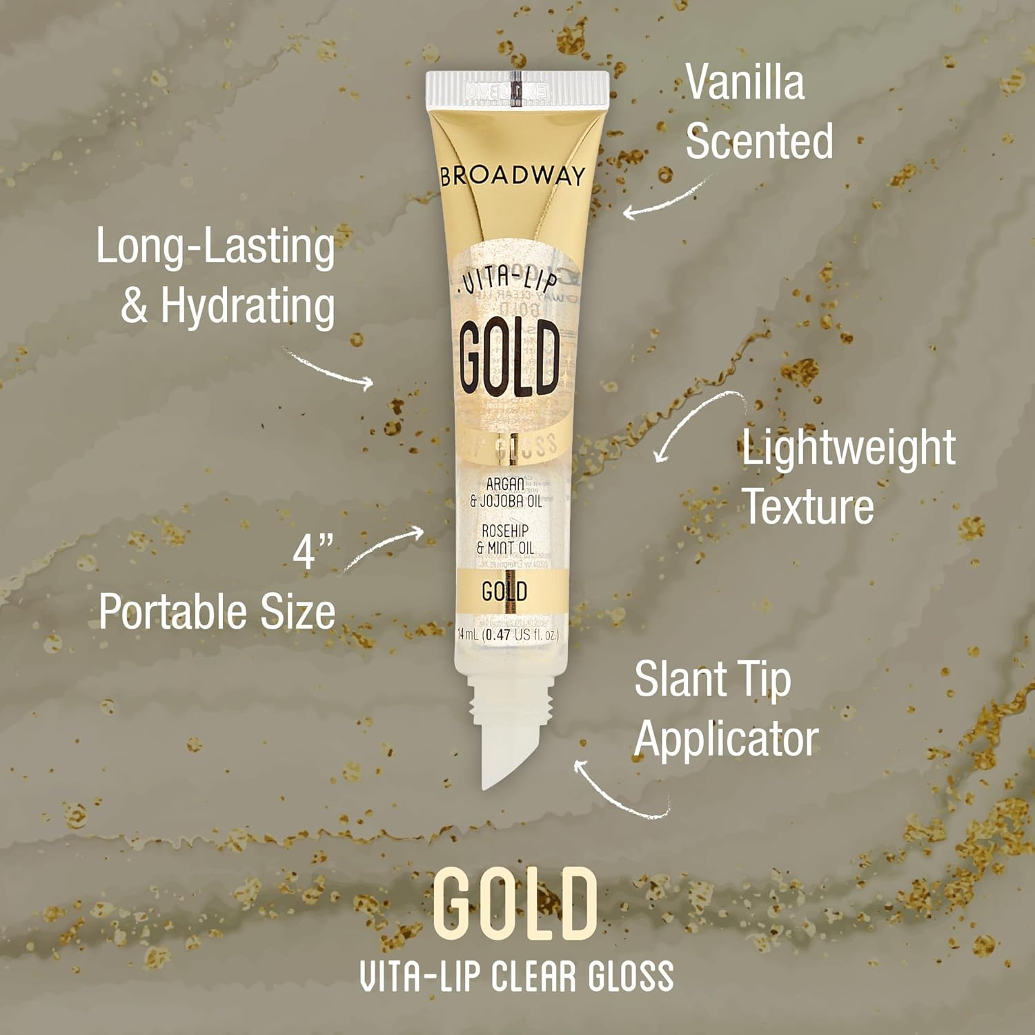 Ruby Kisses Broadway Vita-Lip Clear Lip Gloss (10 Pack), Ultra-Hydrating & Soothing Formula with Vitamins, High-Shine Non-Sticky Finish Lip Balm with Mint, Rosehip, Coconut, Mango, Argan, Honey, Shea - Image 2