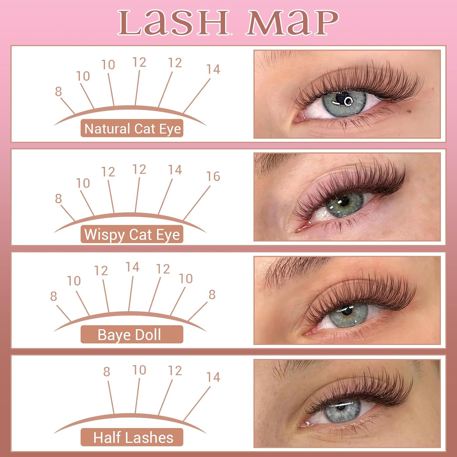 Brown Lash Clusters Natural Eyelash Clusters Invisible Band Brown Lash Extension C Curly Dark Brown Wispy Lash Extension DIY Individual Eyelash Extension by zanlufly - Image 2