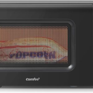COMFEE CMO-C20M1WB Countertop Microwave Oven, 0.7 cu.ft Small Microwave with 11 power levels,Turntable Reset Function, Speedy Cooking, Weight/Time Defrost, Memory function, Children Lock, 700W