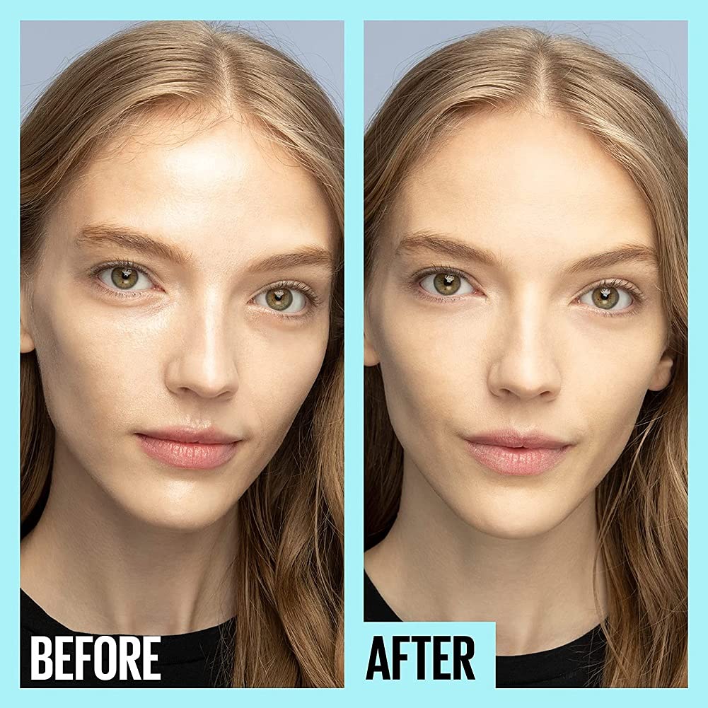 Maybelline Fit Me Matte + Poreless Mattifying Face Primer Makeup With Sunscreen, Broad Spectrum SPF 20, 16HR Wear, Shine Control, Clear, 1 Count - Image 5