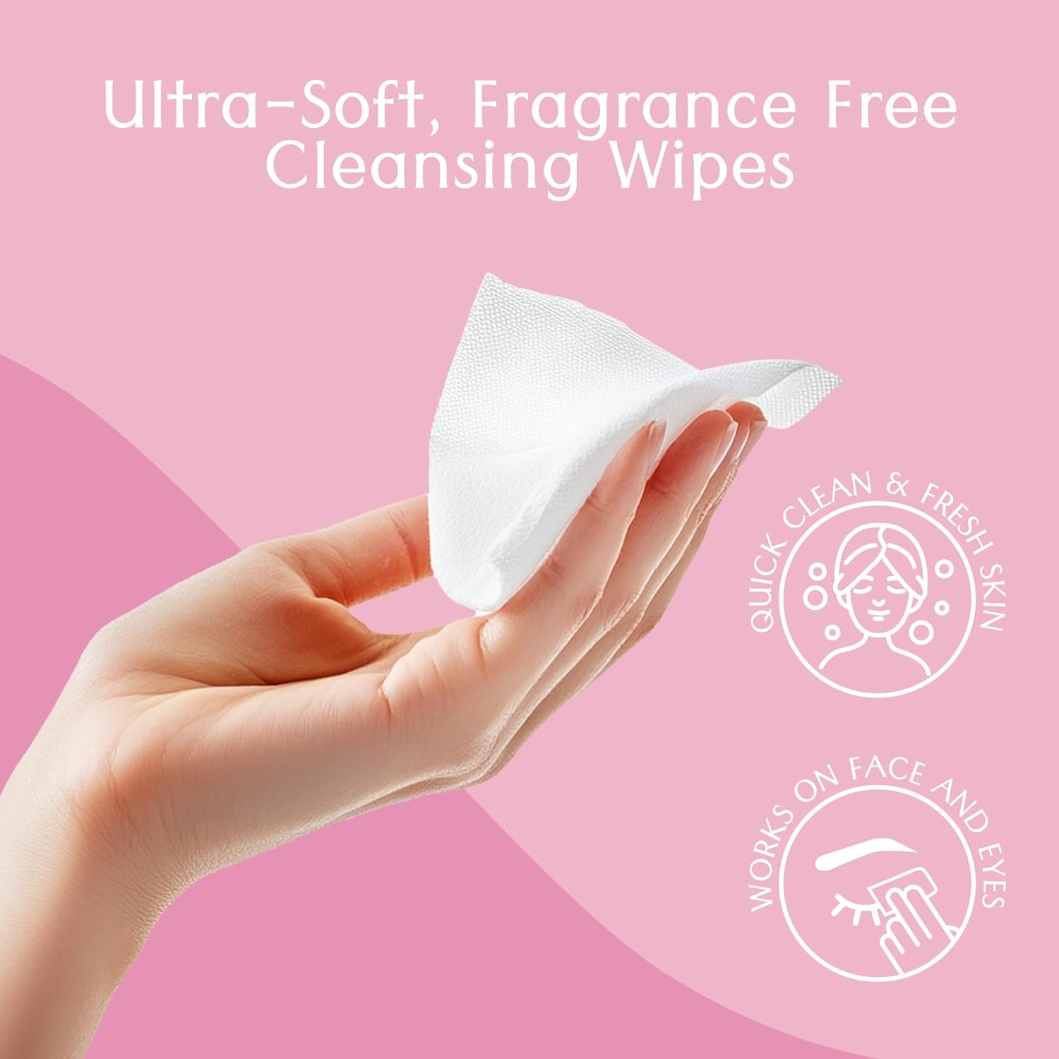 Air Jungles Makeup Remover Wipes Single Wrapped, 25 Ct, Mini Travel Size for Cleansing Face and Eyes, Fragrance-Free, Alcohol-Free, Infused with Vitamin E for All Type Skin - Image 4