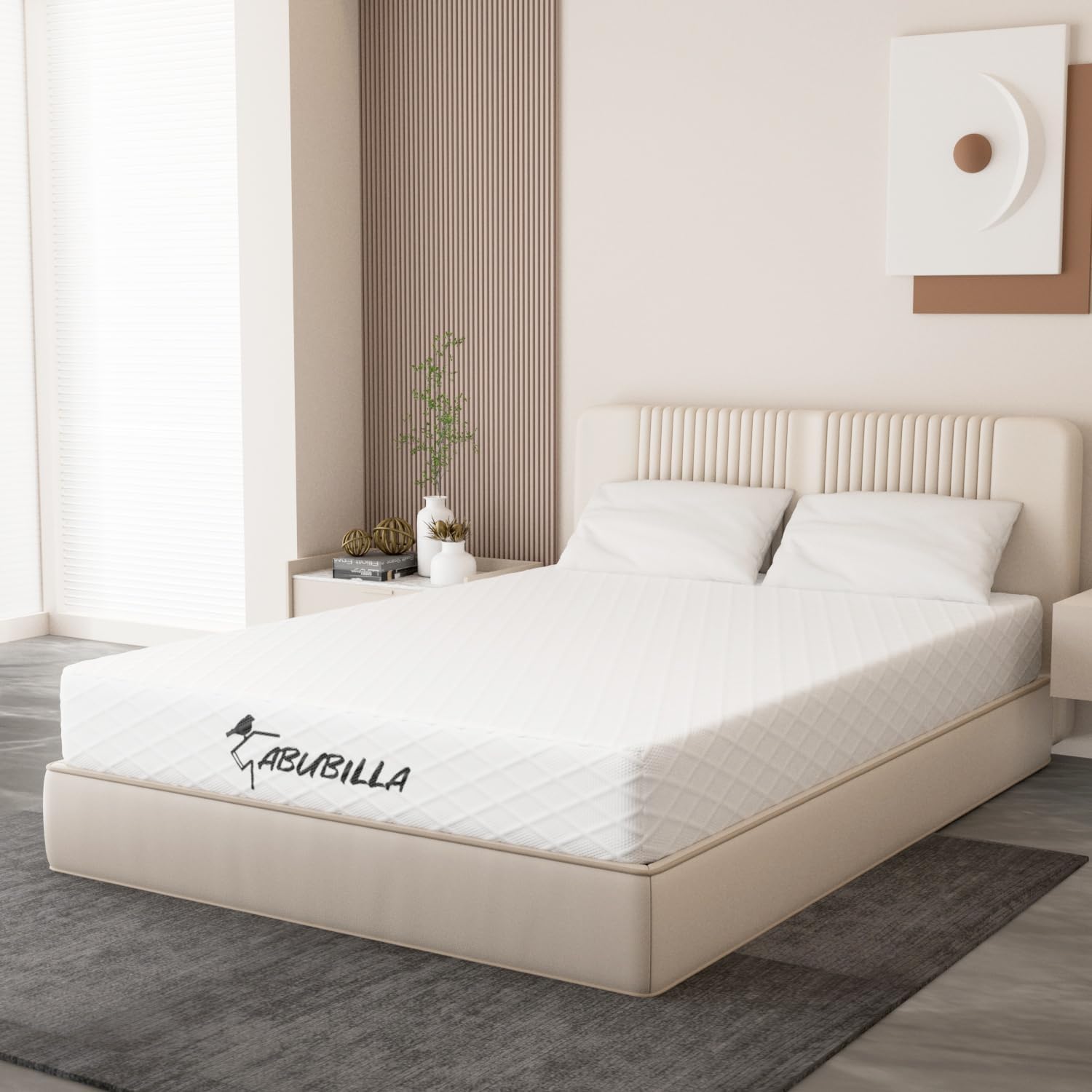 8 Inch Full Mattress,137 * 190cm,8 inch Thick,Memory Foam Mattress, Relieves Back Pain,Good air Permeability,CertiPUR-US Certified,White 【2025 New Version】 - Image 5