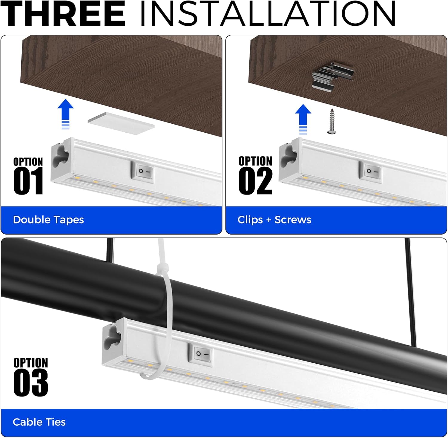 Barrina T5 Grow Lights for Indoor Plants, 5000K Full Spectrum, 1FT LED Growing Lamp, Plant Light Strip, for Seed Starting, Vegetables, Plug and Play, 4-Pack - Image 8