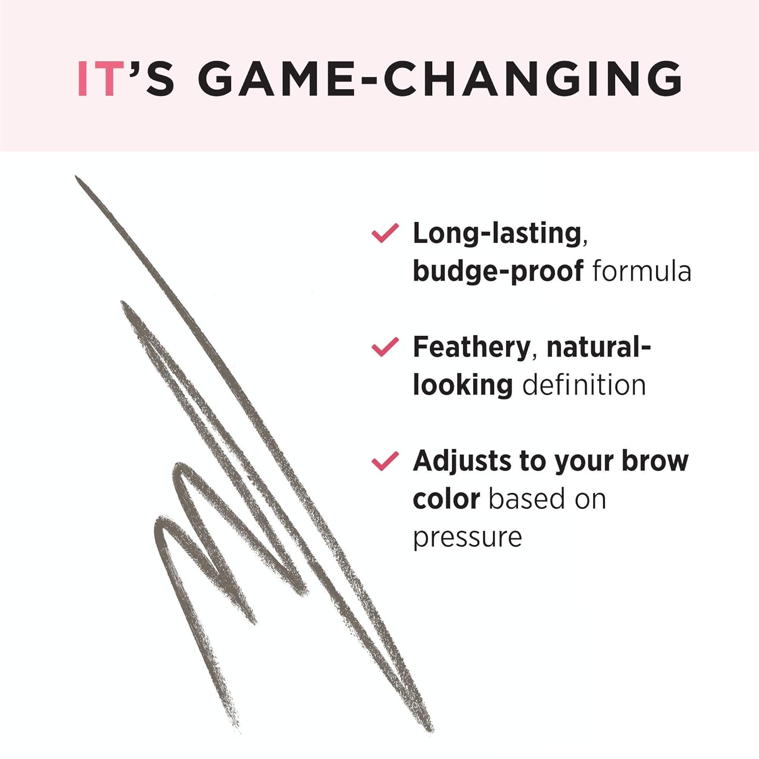 IT Cosmetics Brow Power Micro, Universal Taupe - Universal Eyebrow Pencil - Mimics the Look of Real Hair - Budge-Proof Formula - Built-in Spoolie - 0.017 oz - Image 2