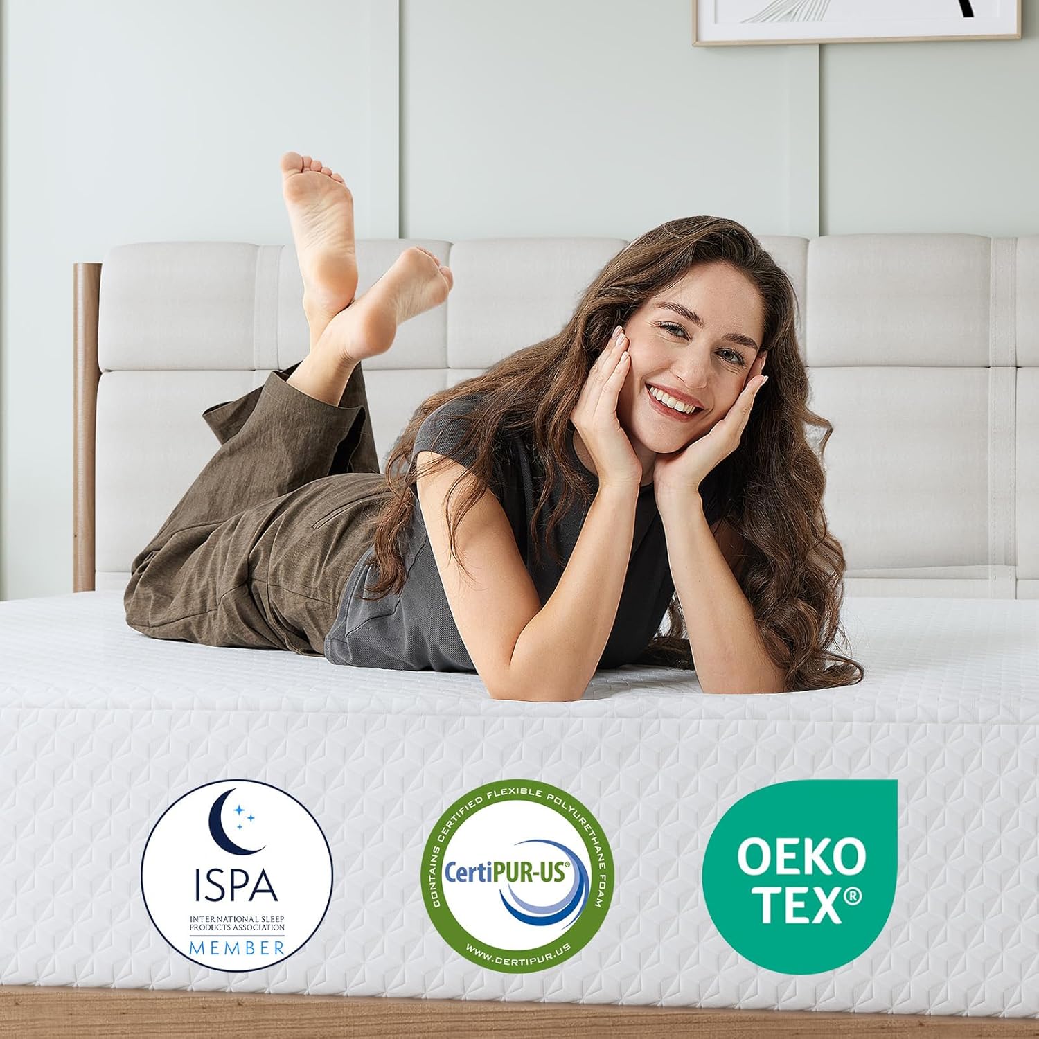 Novilla Memory Foam Mattress Full, 10 Inch Full Size Mattress with Comfort Foam & High-Density Support Foam for Pressure Relief & Contour Support Mattresses in a Box, Medium Firm Feel - Image 6