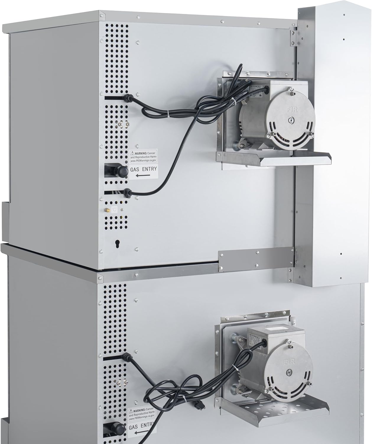 KoolMore 38 in. Full-Size Double Commercial Liquid Propane Convection Oven 108,000 BTU With Stacking And Casters in Stainless-Steel (KM-DCCO54-LPC) - Image 10