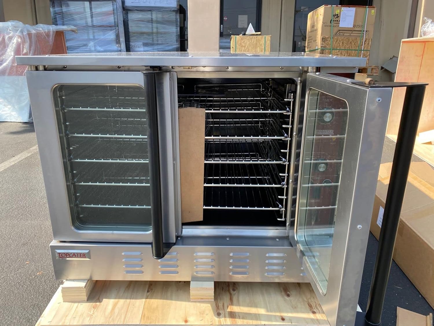 Commercial Convection Oven, 240V Single Phase, 10,000Watt, Single Deck, Four Legs, Restaurant Kitchen Bakery COE1 - Image 2