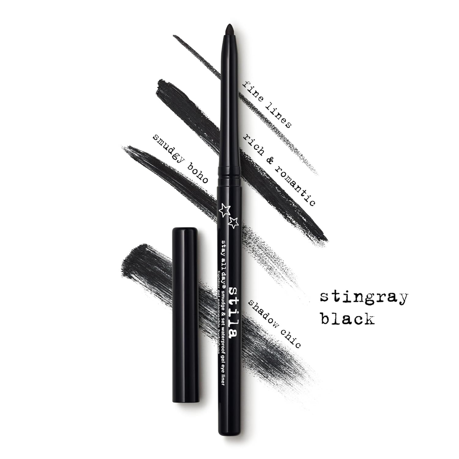 stila Stay All Day® Smudge & Set Waterproof Gel Liner | Long-Wear Gel Eyeliner Pencil for Tightlining, Waterline & Smoky Eye Looks | 12-Hour Wear, No Budge & Fade-Proof - Image 3