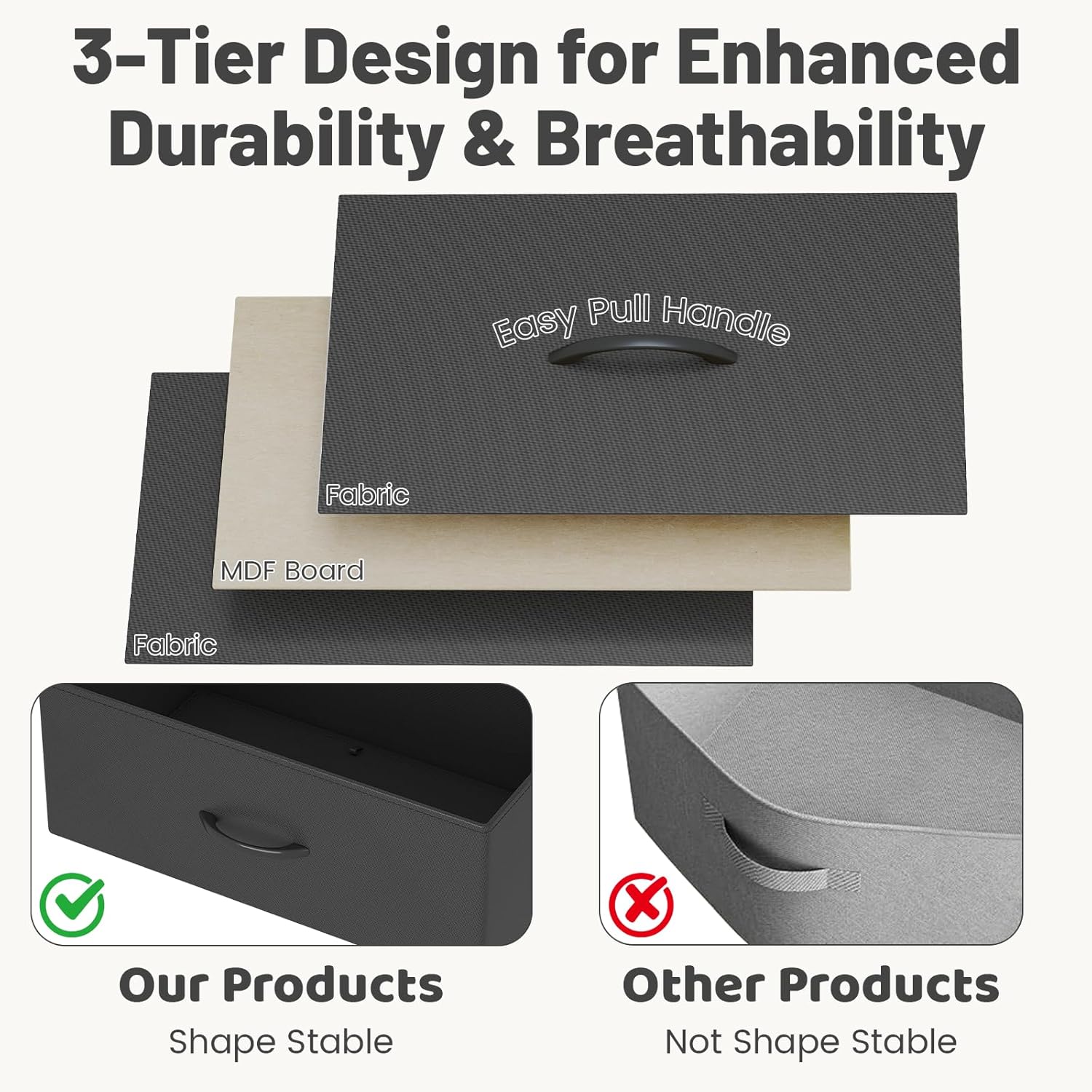 HCHQHS 47 Inch Dresser for Bedroom with 13 Drawers,Side Pockets Hooks and Lights with Remote Control,Hallway,Closet,Kitchen,Large TV Stand (Black) - Image 4