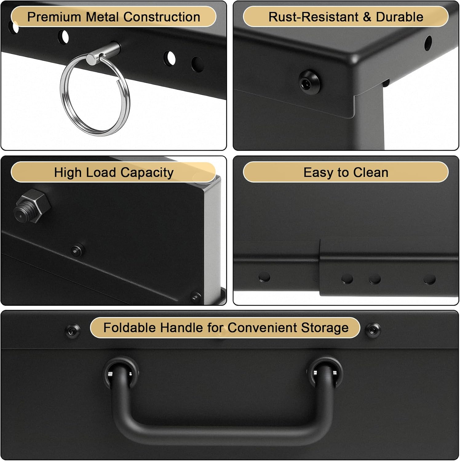 Adjustable Stove Top Cover for Gas Stoves, Electric Ranges & Kitchen Sinks, Extendable Gas Cooktop Burner Covers (15.75" - 28.74"L x 11.81"W x 3.15"H) for Extra Countertop Space, RV Stovetop, Steel - Image 5