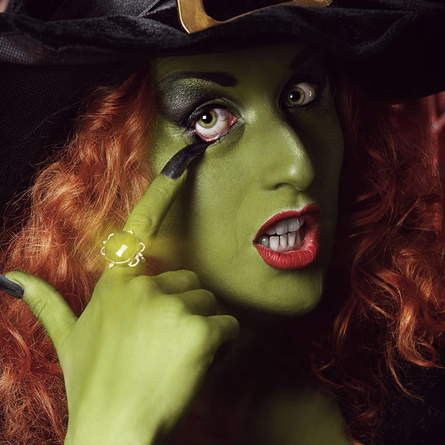 MEICOLY 6 Color Bruise Wheel for Special Effects,Hunting Camo Face Body Paint Kit,Light Green Gamora Witch Face Paint,Trauma SFX Makeup Kit Halloween Makeup with 3pcs Stipple Sponges,Monster and Alien - Image 8