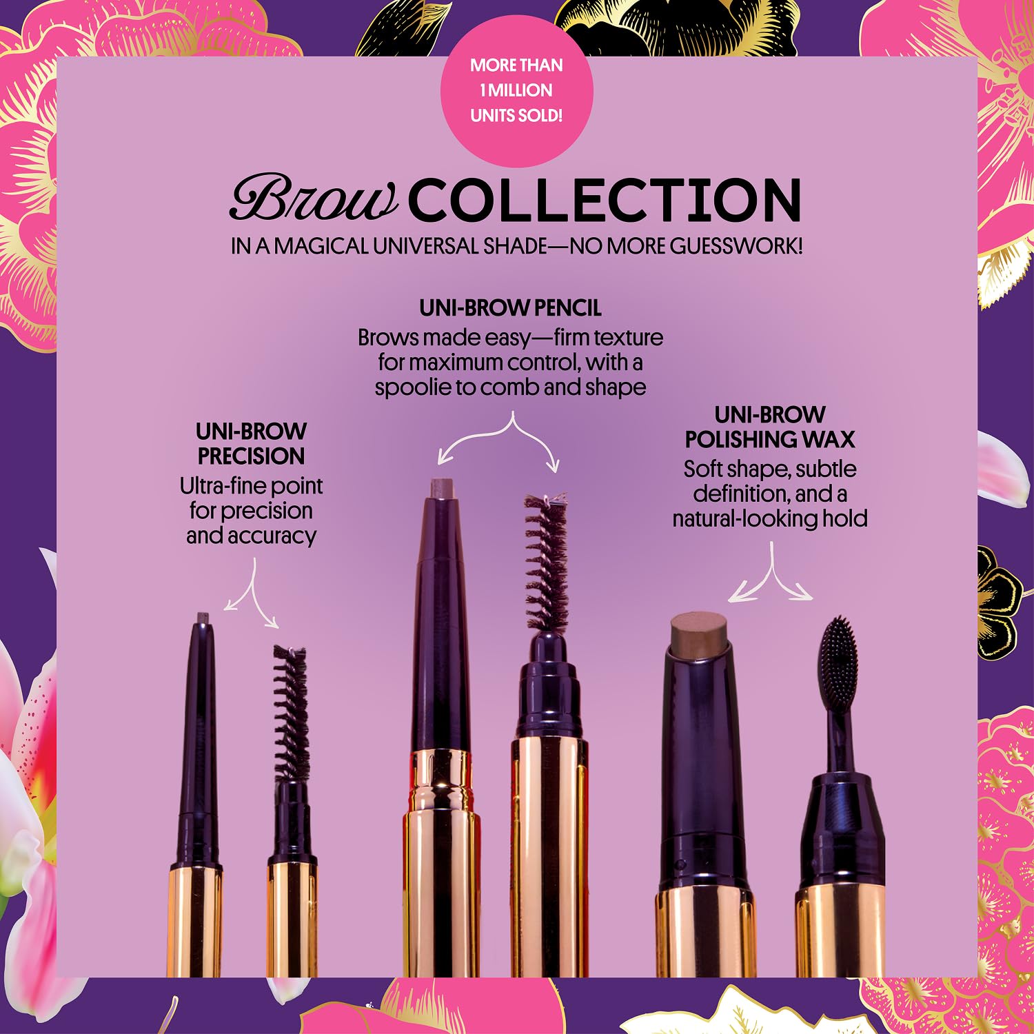 Winky Lux Uni-Brow Eyebrow Pencil, Dual-Ended with Spoolie, Waterproof Brow Definer with Ultra-Fine Tip, Universal Shade for Natural Looking Brows (Brown, Blonde, Taupe) - Image 8