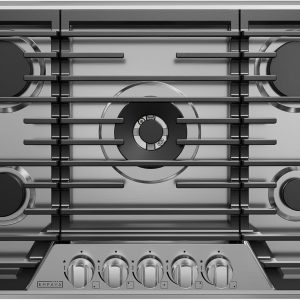 Empava 30 Inch Built-in Gas Cooktop with 5 Sealed SABAF Burners, Stainless Steel Surface Ion Ignition Technology, LPG/NG Convertible, Dishwasher Safe Grates