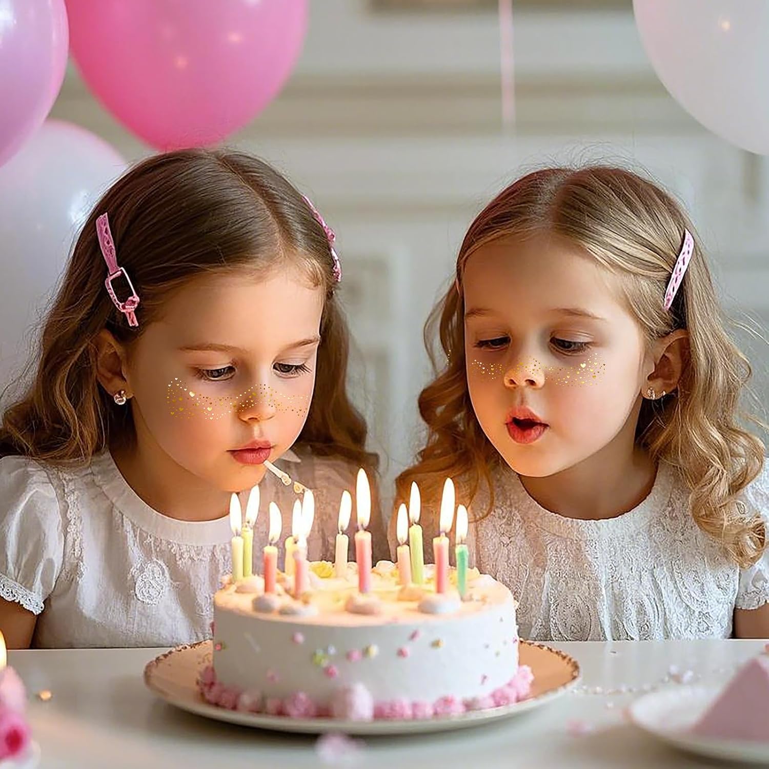 Christmas Glitter Face Tattoo,Diesetsr Body Glitter Temporary Tattoos Patches, Festival Rave Outfits for Women, Sparkle Patches for Kids, Party Christmas Festival Decorations,30 PCS - Image 8