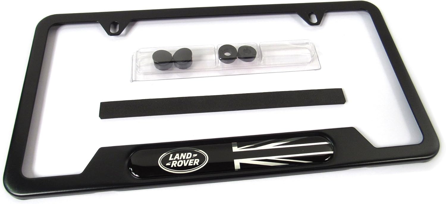 Land Rover Genuine Range Rover License Plate Frame - Matte Black