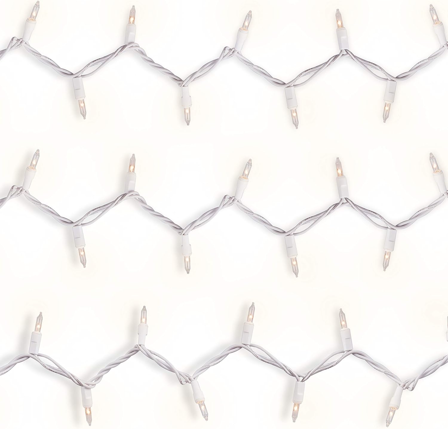 612 Vermont 50 Clear Christmas Lights on White Wire, UL Approved for Indoor/Outdoor Use, 9 Foot of Lighted Length, 11 Foot of Total Length - Image 7