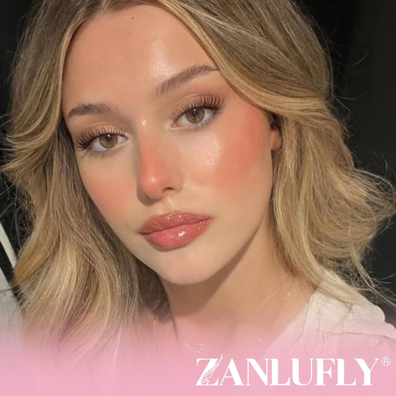 Brown Lash Clusters Natural Eyelash Clusters Invisible Band Brown Lash Extension C Curly Dark Brown Wispy Lash Extension DIY Individual Eyelash Extension by zanlufly - Image 3