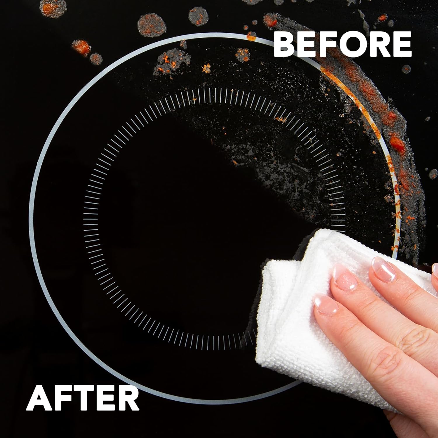 Weiman Cooktop and Stovetop Daily Cleaner Spray, Streak-Free, Non-Abrasive - 2 Pack, 22 oz with Micro Fiber Buffing Towel Included - Image 6