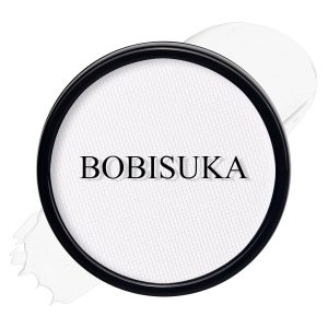 BOBISUKA Clown White Face Body Paint, Water-Based Face Painting Kit & Body Paints, Kids Adults Facepaint for Halloween Goth Skeleton Mime Ghost SFX Makeup, Costume Cosplay Party Art Theater & Stage