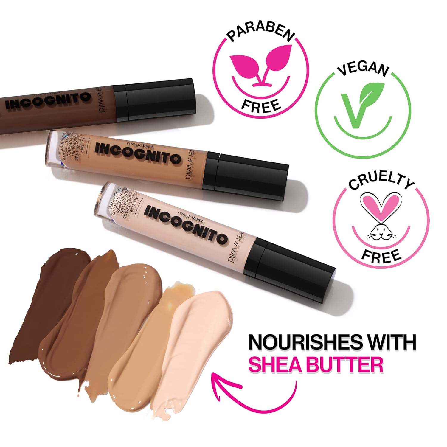 wet n wild Mega Last Incognito All-Day Full Coverage Liquid Matte Concealer, Light Beige, 0.18 Ounce - Image 3