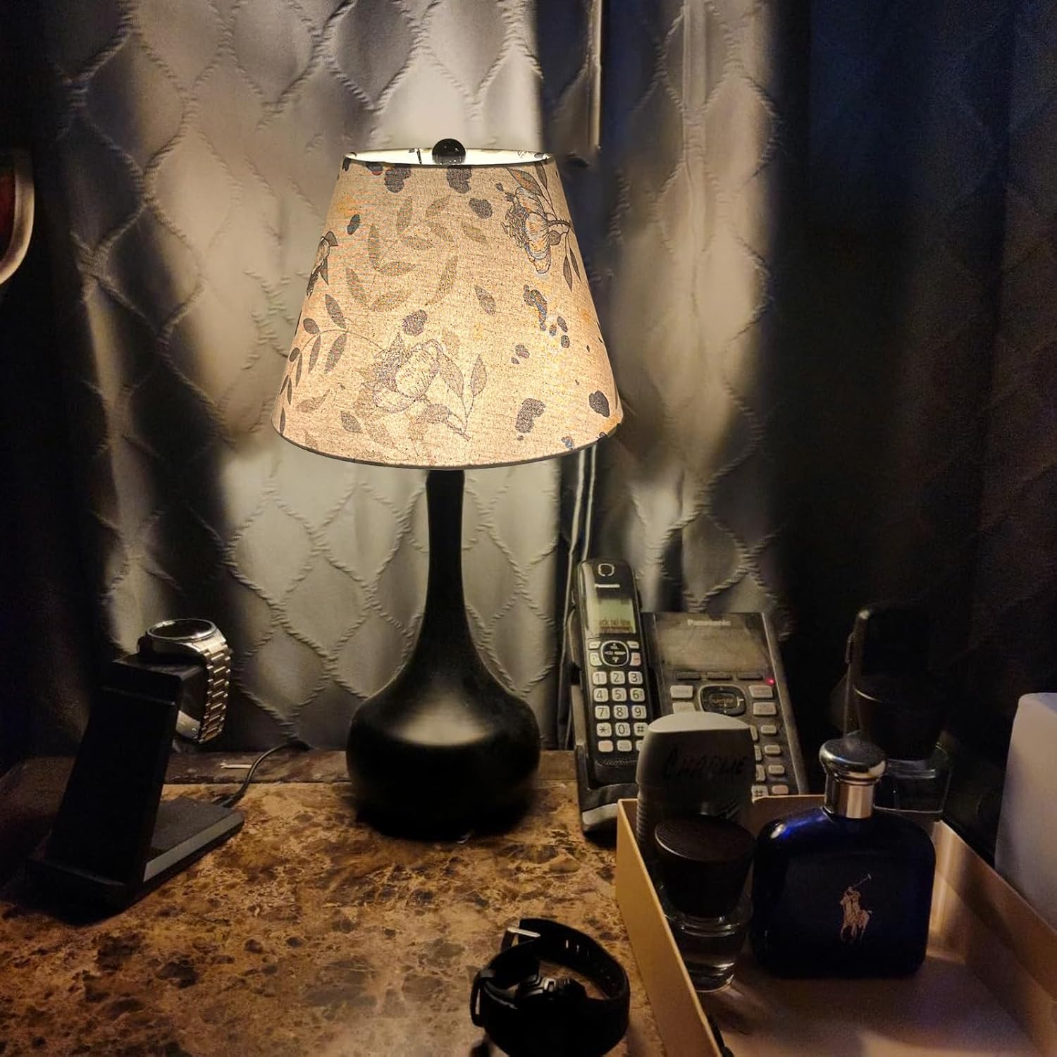 TOOTOO STAR Printed Floral Lampshades, 6"x10"x7.5" inches Small Lamp Shades for Table Lamps & Wall Lamps, Modern Bell Lampshade Replacemnt - Image 5