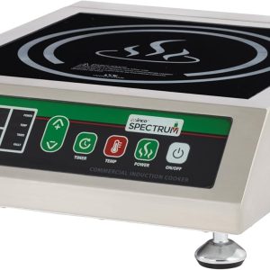 Winco EICS-34 Commercial-Grade Portable Induction Cooktop Burner, 3400 W, 240V