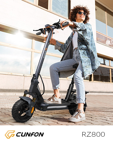 electric scooter with seat
