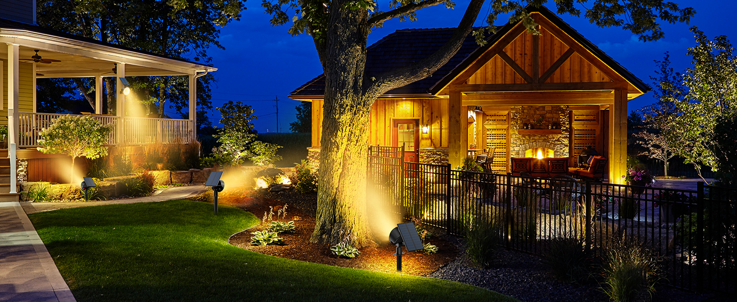 the lodge at blue sky - - outdoor lighting
