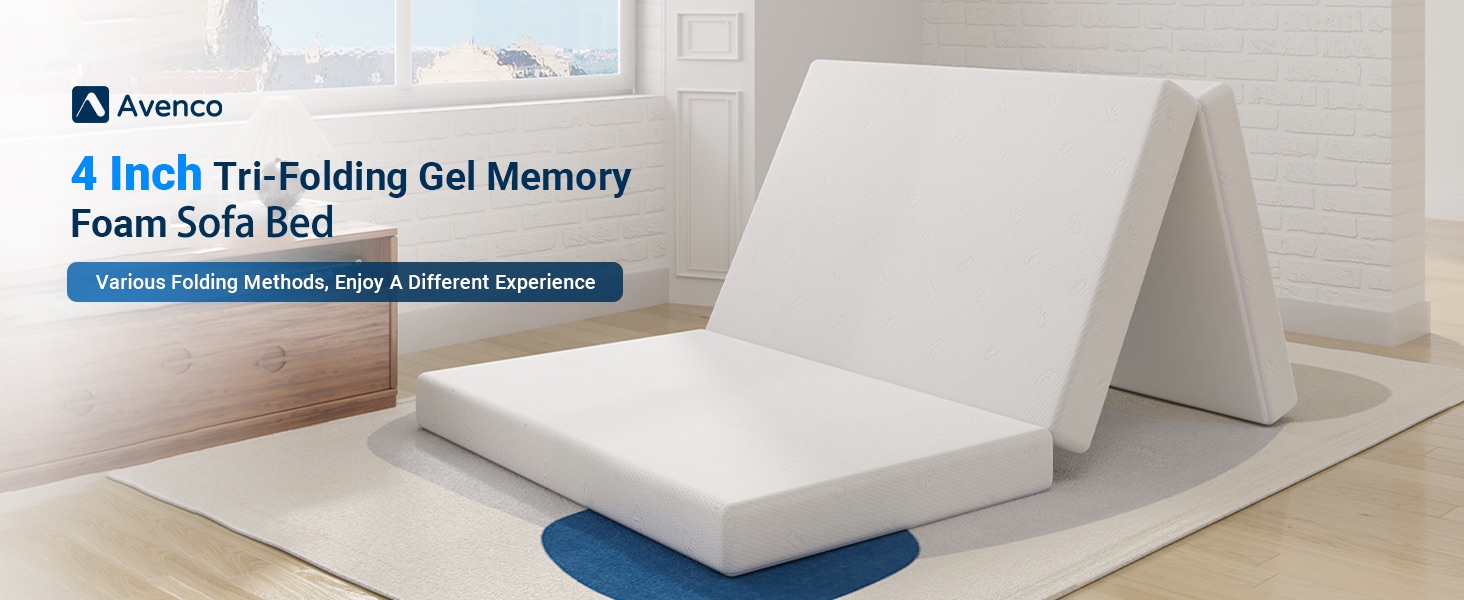 Avenco tri-fold mattress