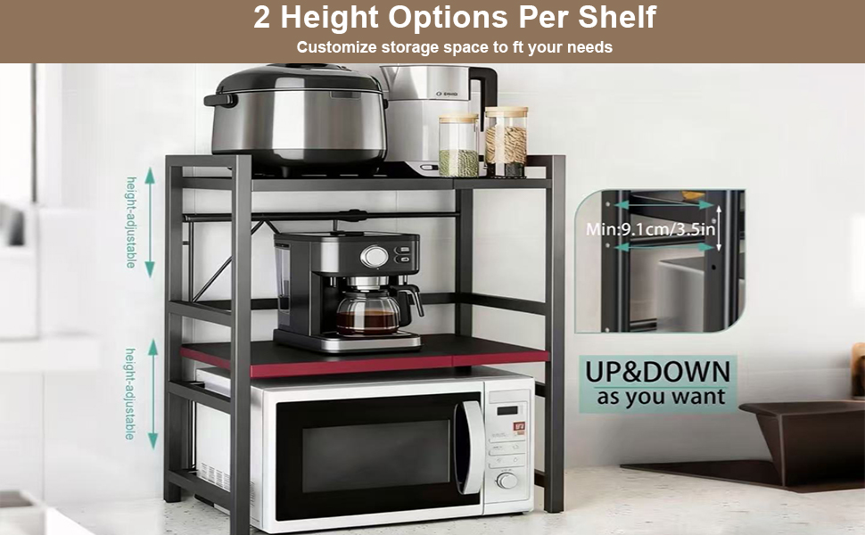 microwave shelf microwave oven rack microwave stand countertop storage organizer