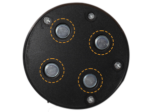 Indoor wall lamps with magnetic installation