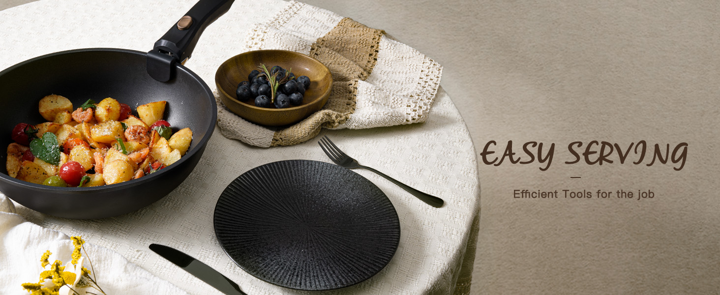 pots and pans set non stick