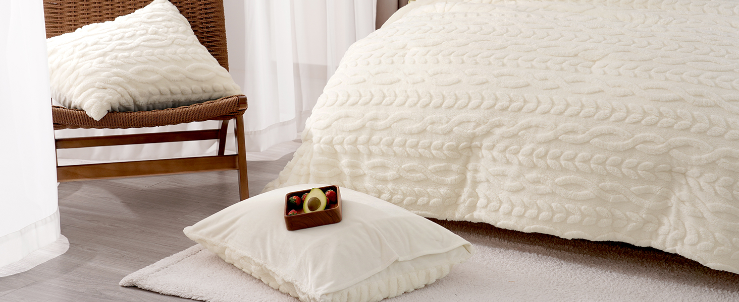 sherpa comforter set