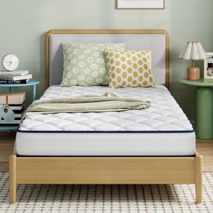 Novilla 8 inch Twin Size Mattresses for Kids, Foam and Spring Hybrid Twin Bed Mattress with Adaptive Foam for Pressure Relieving & Breathable Comfort,CertiPUR-US Certified for Youth & Guest Rooms